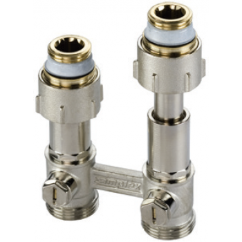 CENTRAL DISTRIBUTION ADJUSTABLE STRAIGHT VALVE FOR 2 PIPE SYSTEMS