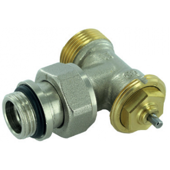 THERMOSTATIC VALVE M28, ANGLE , FEMALE THREAD WITH 2 SEALING O' RINGS